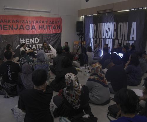 Sesi diskusi Film Pesta Babi