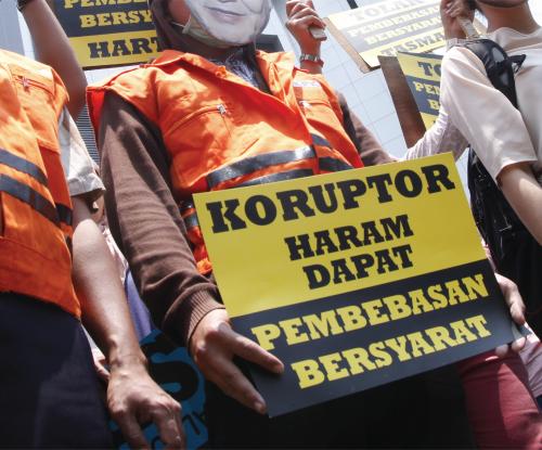 Aksi Tolak Remisi untuk Koruptor