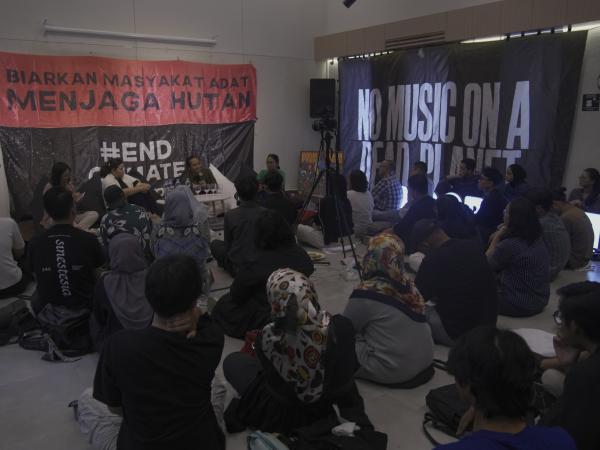 Sesi diskusi Film Pesta Babi