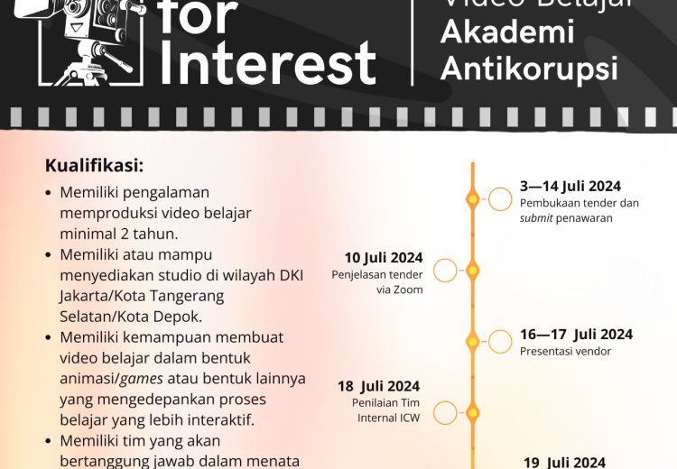 Poster Tender Video Akademi